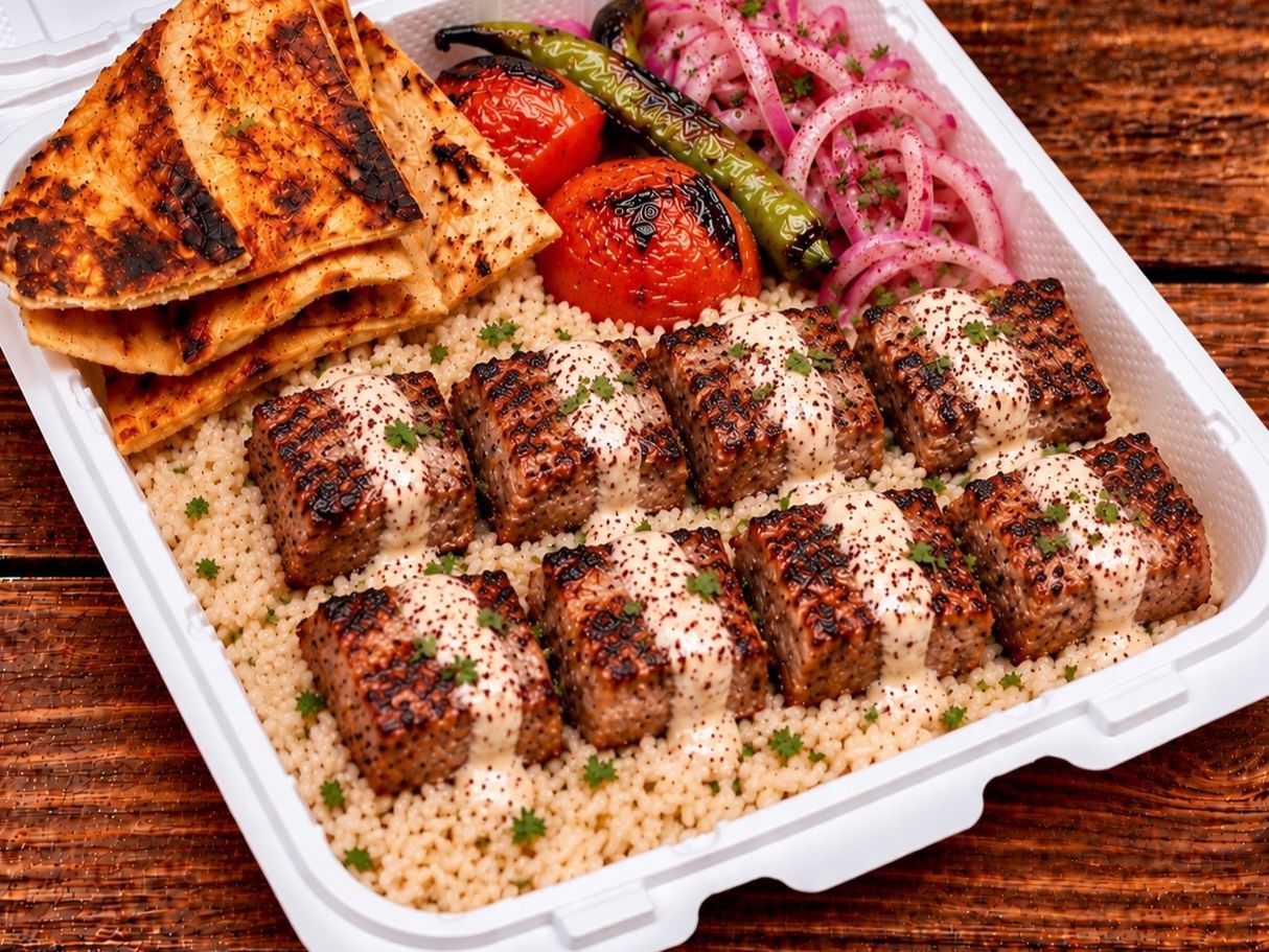 Shish Kabab Platter (2 Skewers)