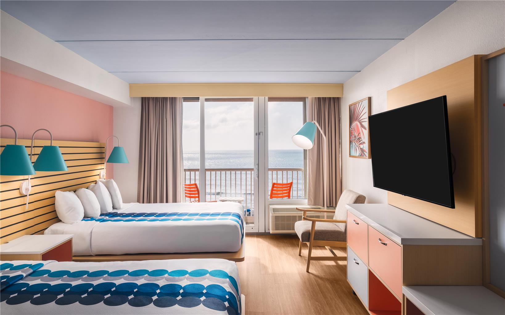 Golden Sands Carolina Beach Oceanfront Tapestry by Hilton Image