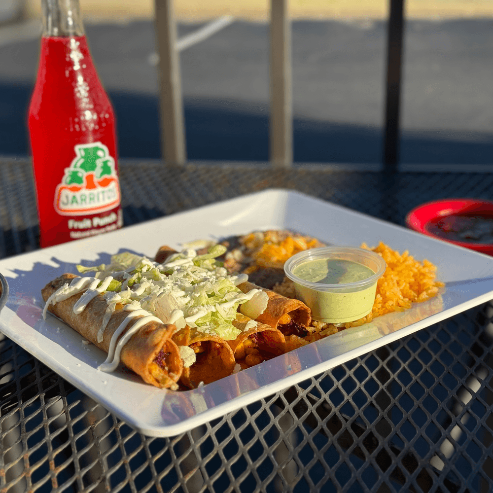 Green Chile Chicken Taquitos