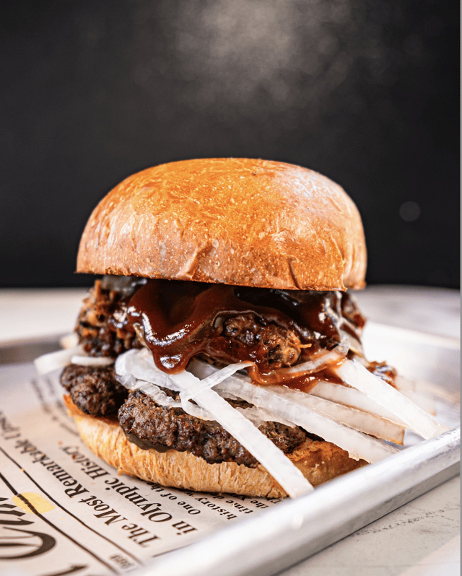 OMG! Chopped Brisket Burger