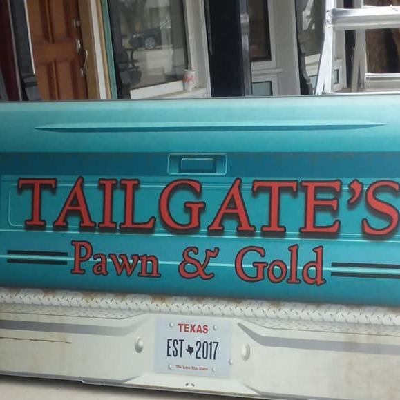 Tailgates Pawn &amp; Gold Logo