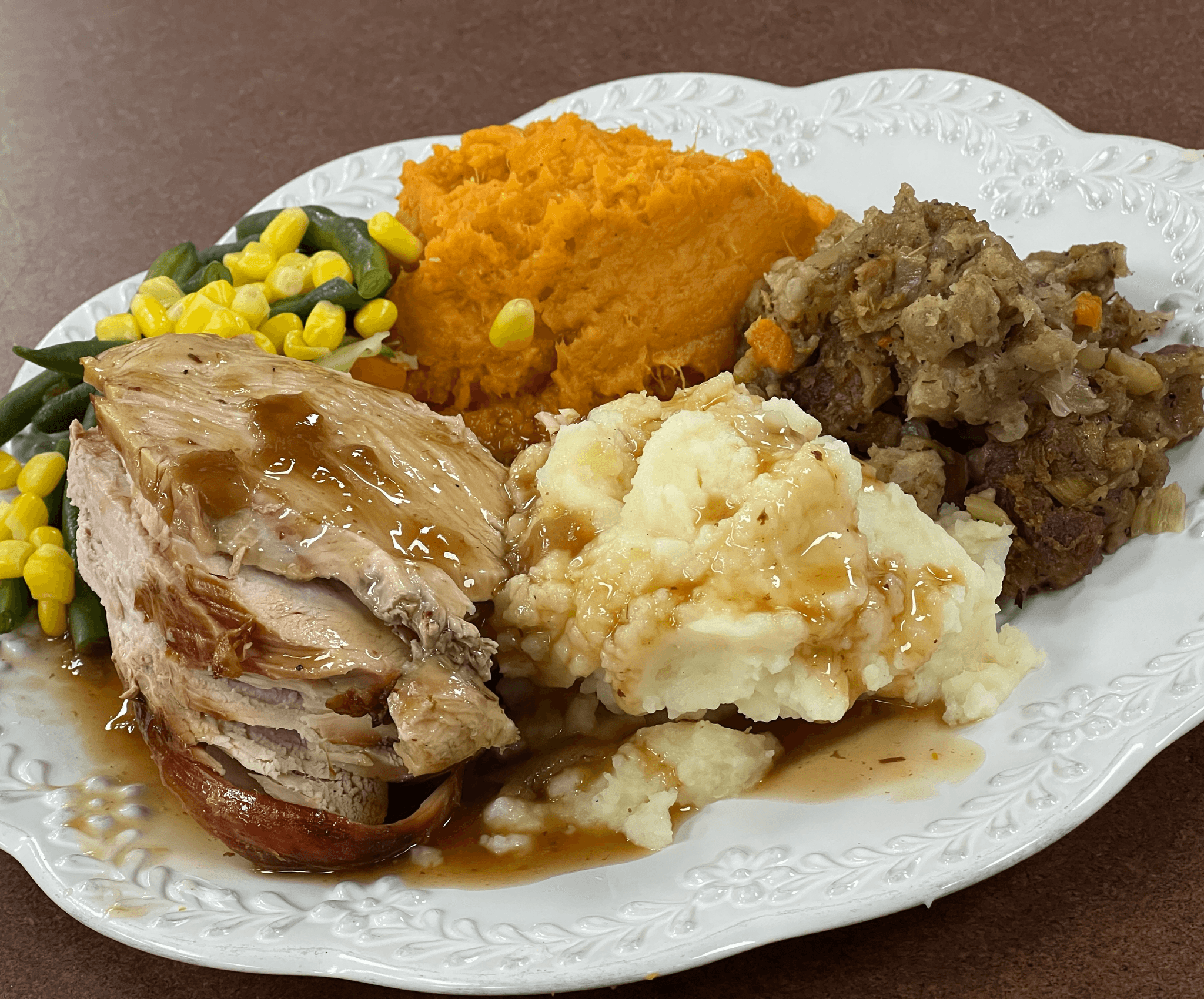 Fresh Carved Turkey