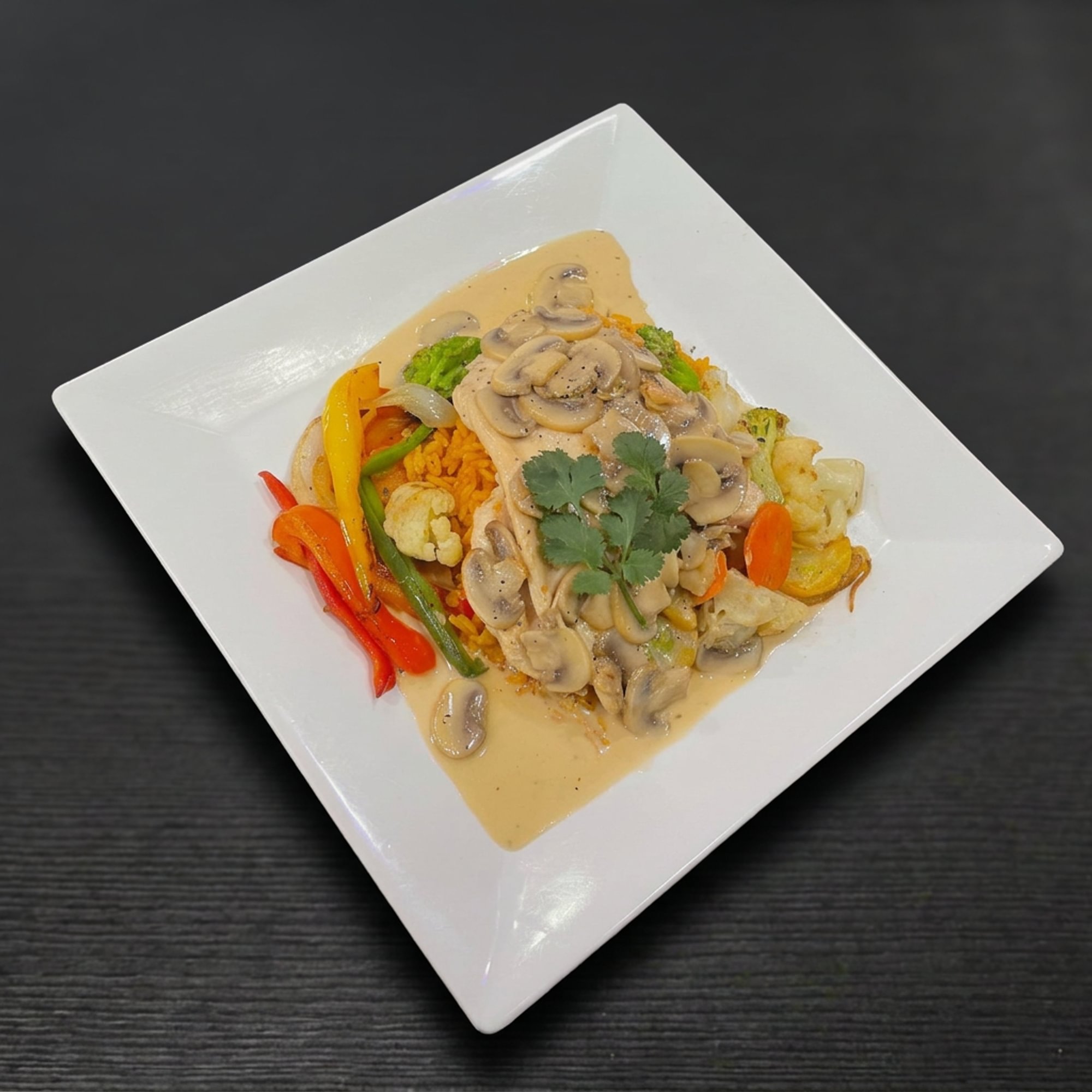 Pollo en Crema
