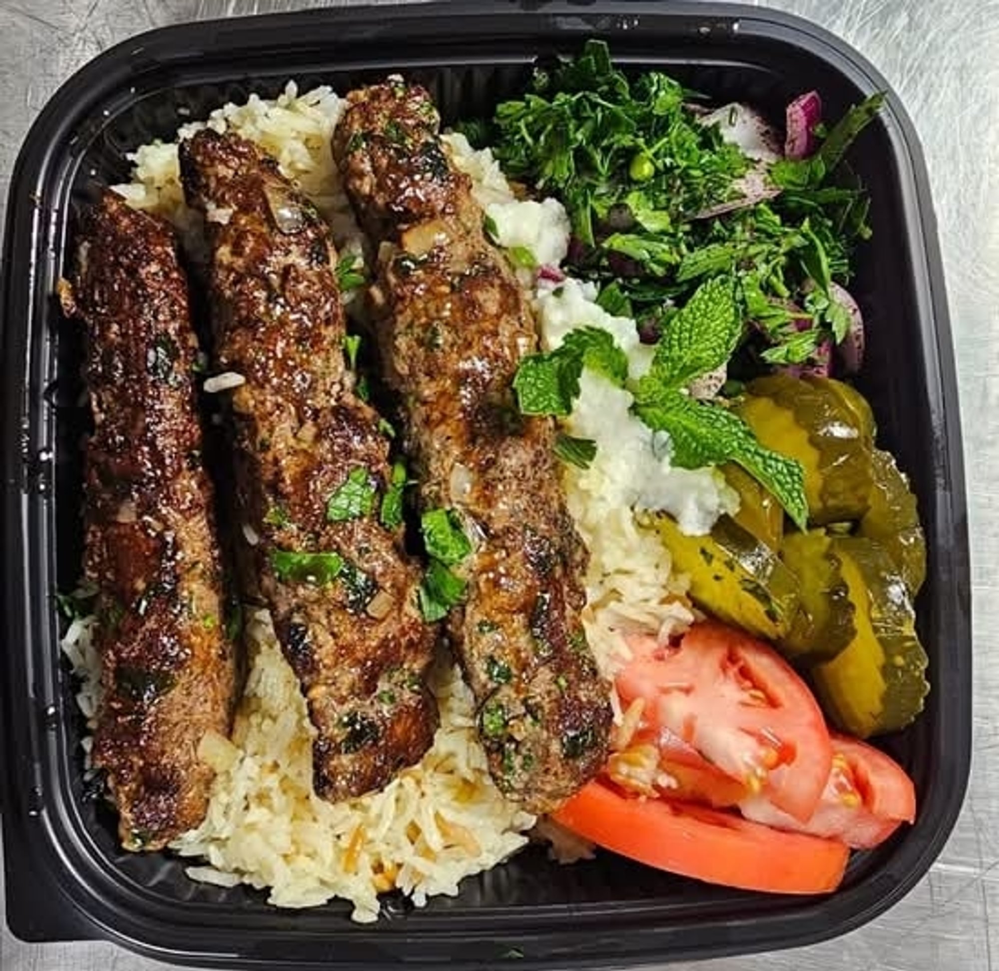 Beef Kabob Plate