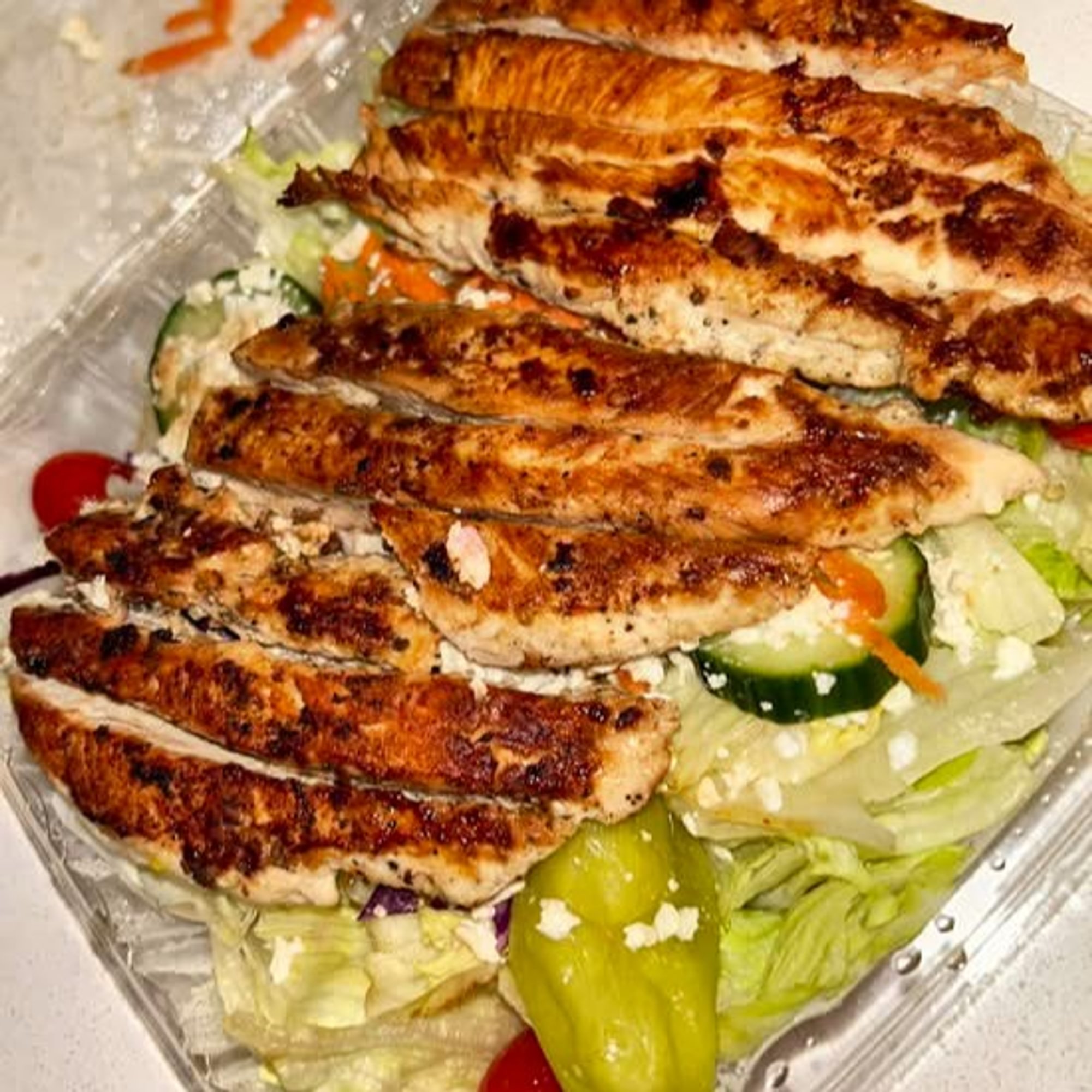 Greek Salad with Grilled Chicken