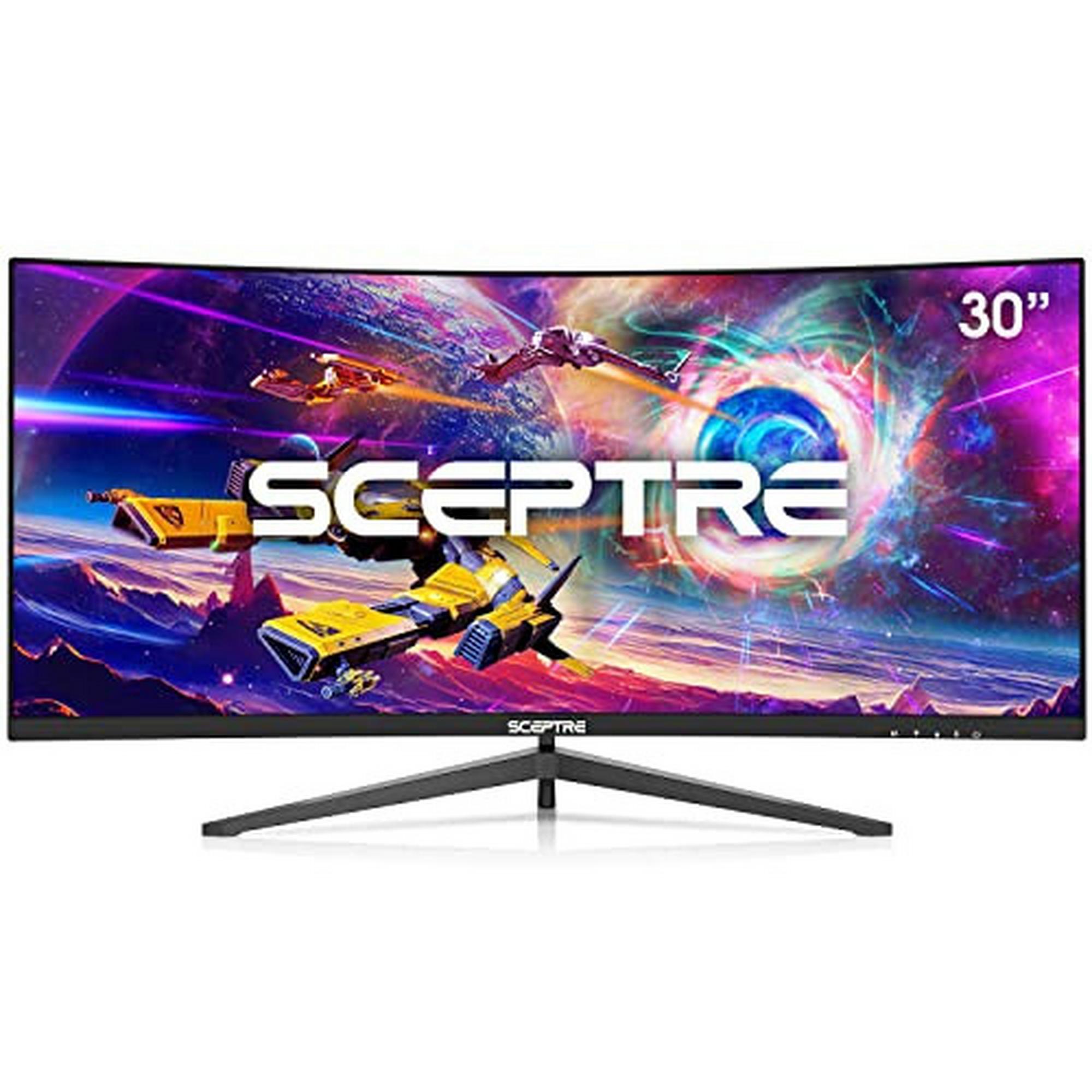 Sceptre 30-inch Curved Gaming Monitor 21:9 2560x1080 Ultra Wide/ Slim HDMI DisplayPort up to 200Hz B