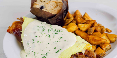 Bacon City Omelet