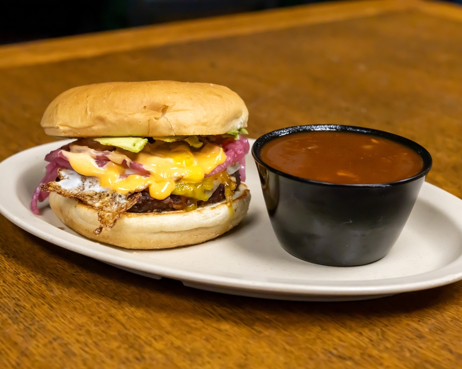 MURRAY'S SOUTHWEST STACK- MADE WITH BLACK BEAN PATTY