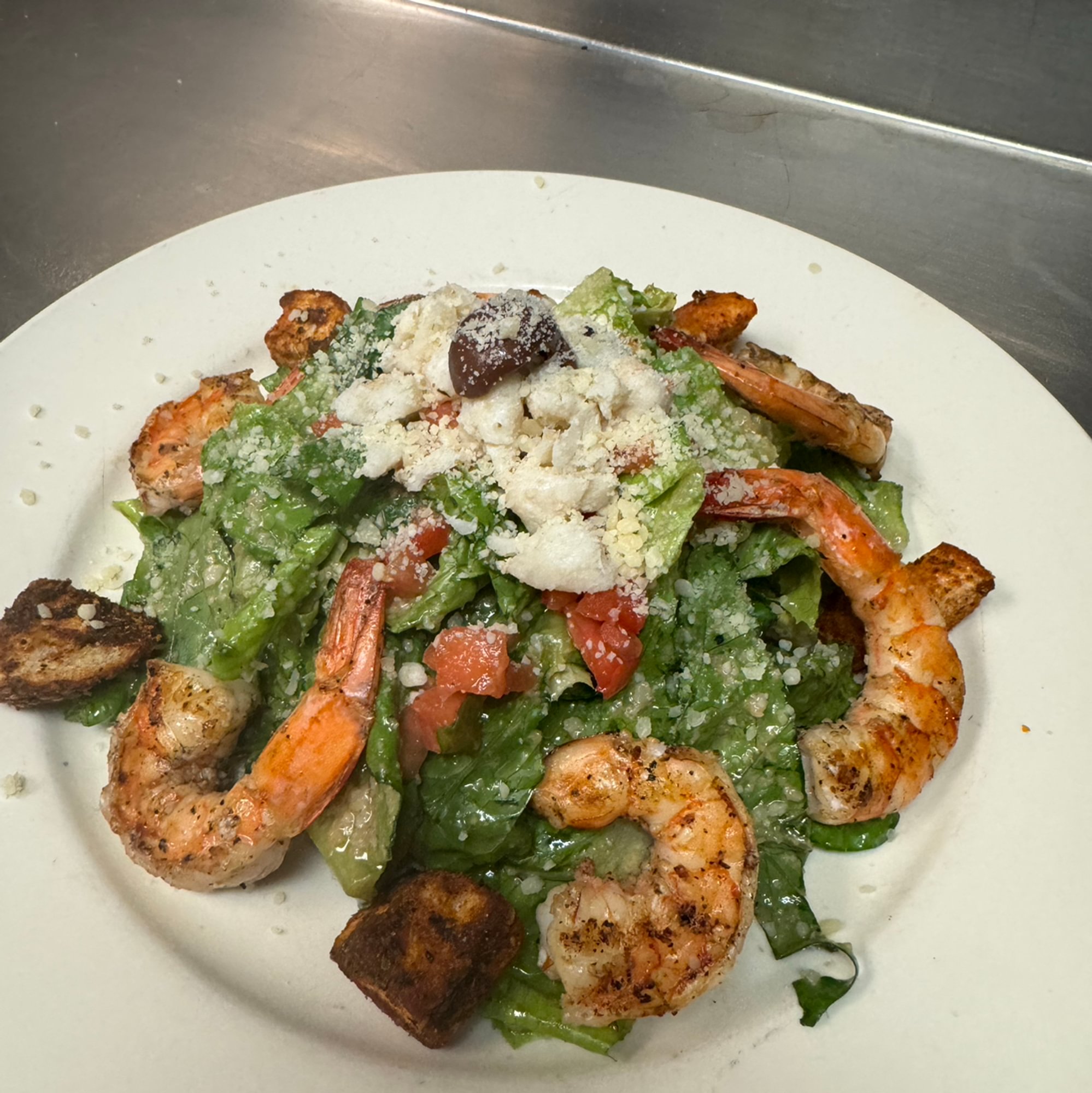 Seafood Caesar Salad