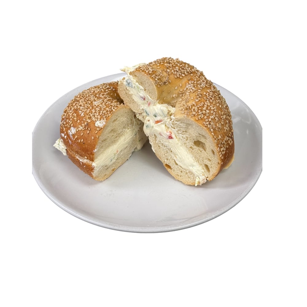 Vegetable Cream Cheese Sandwich