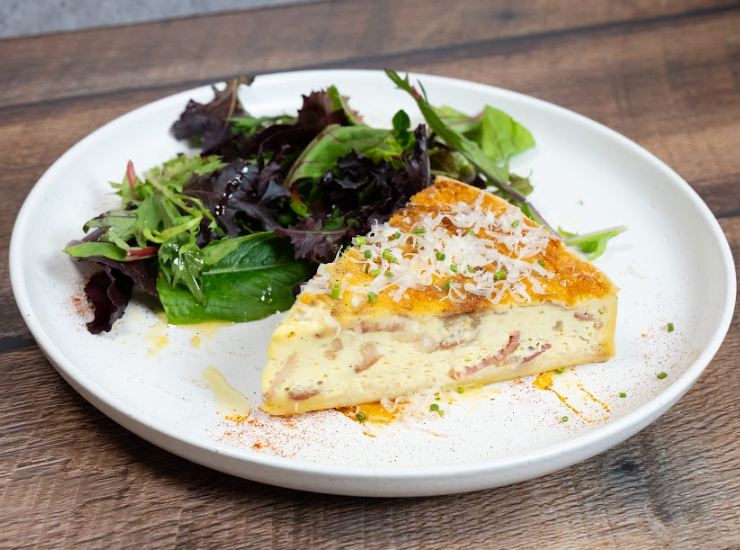 Bacon & Cheddar Quiche
