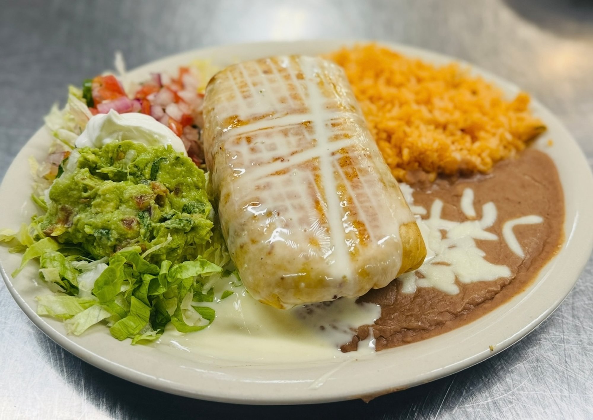 Chimichanga Lunch