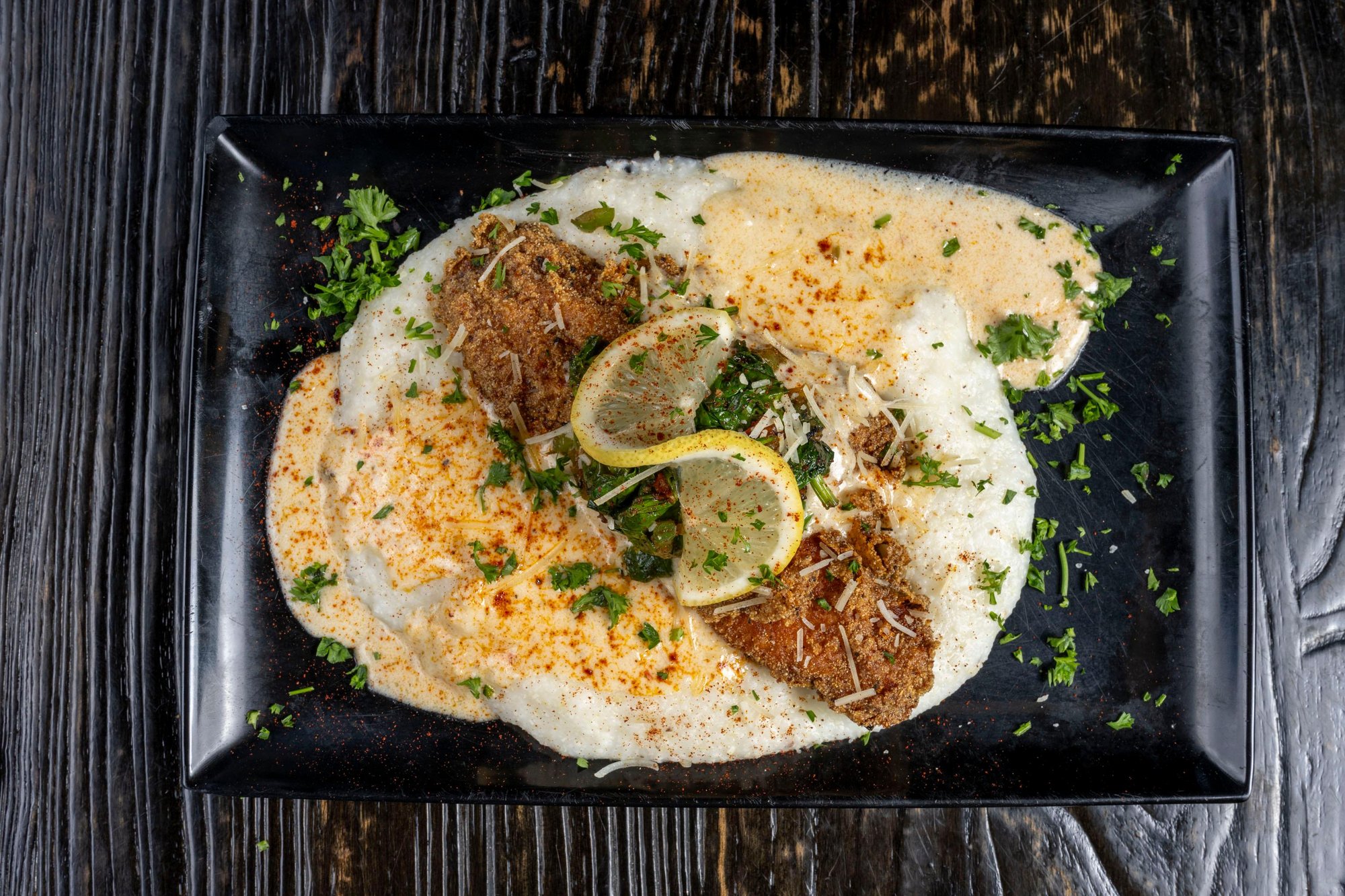 Fried Catfish & Grits