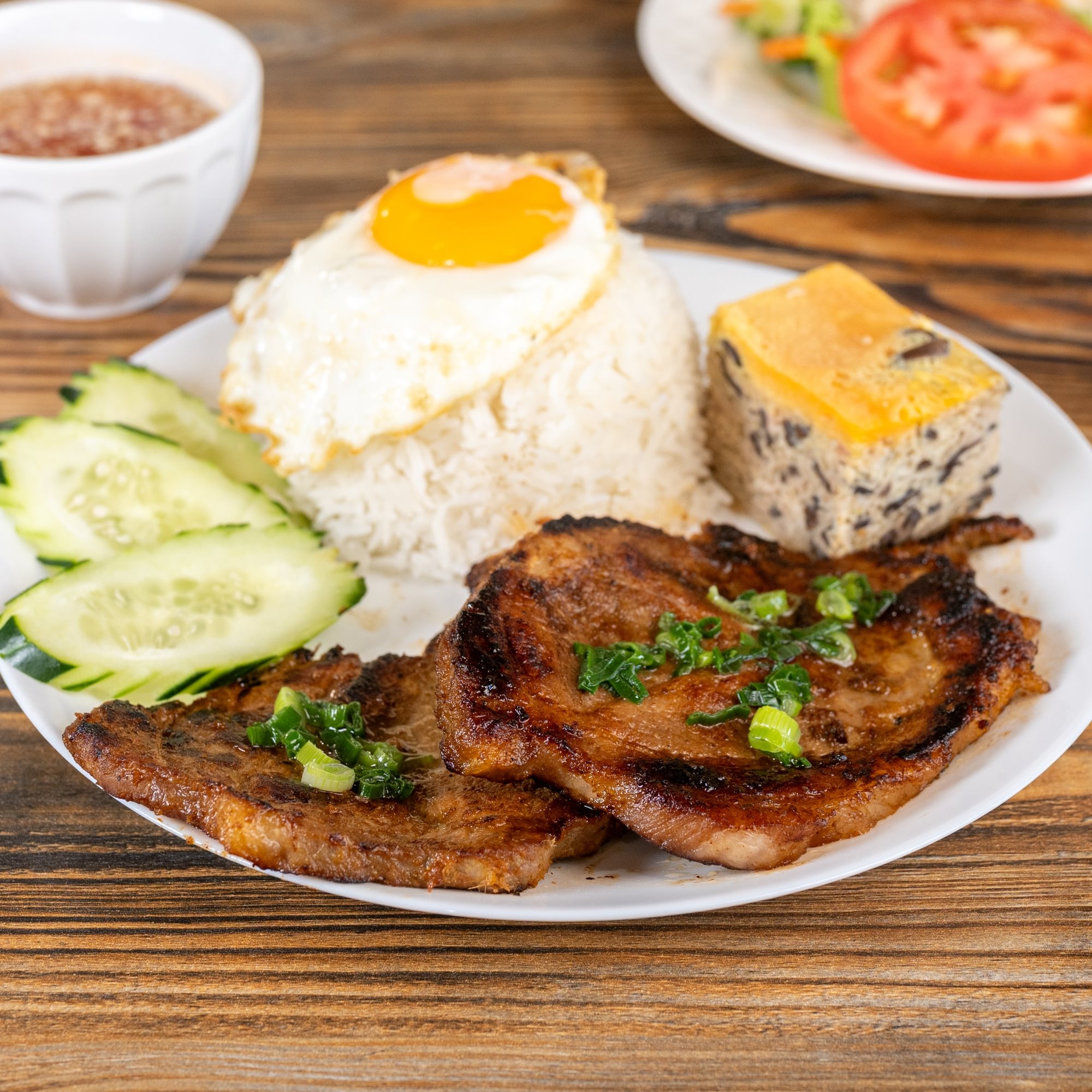 Rice with Porkchop