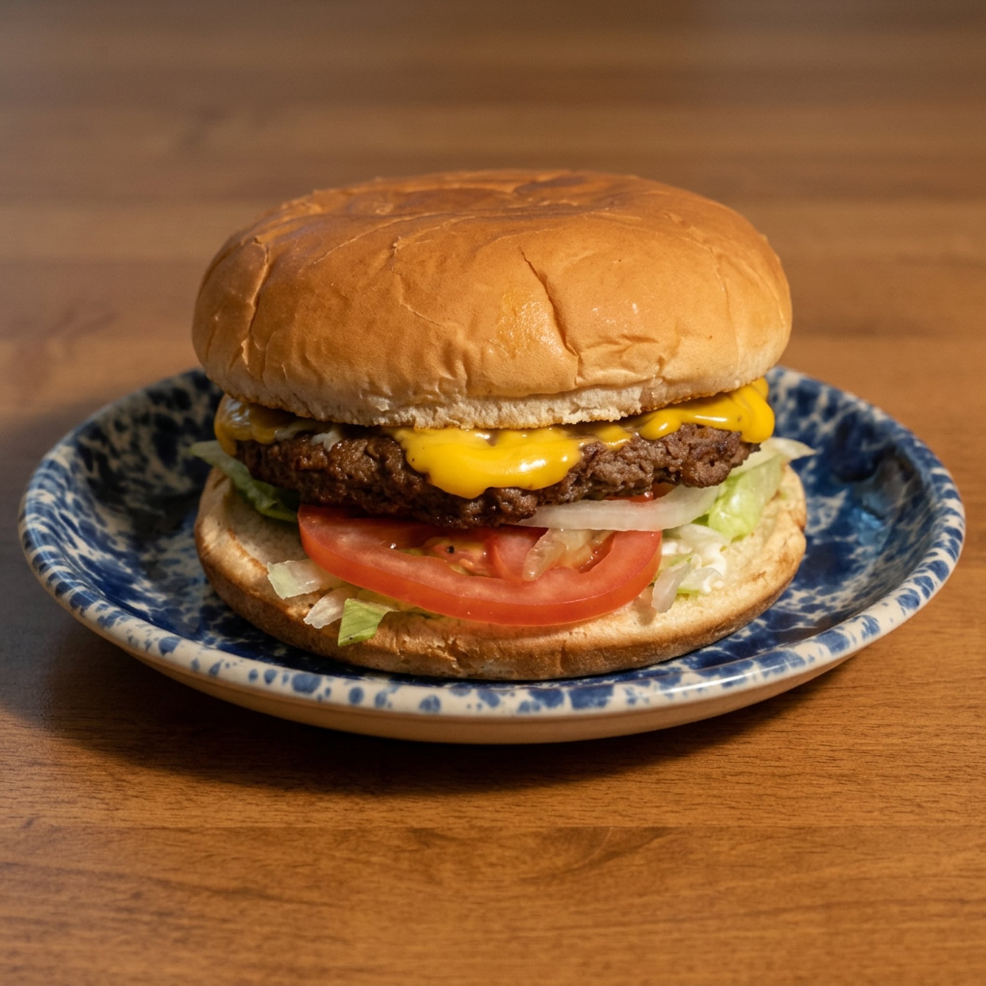 Big "J" with Cheese Burger