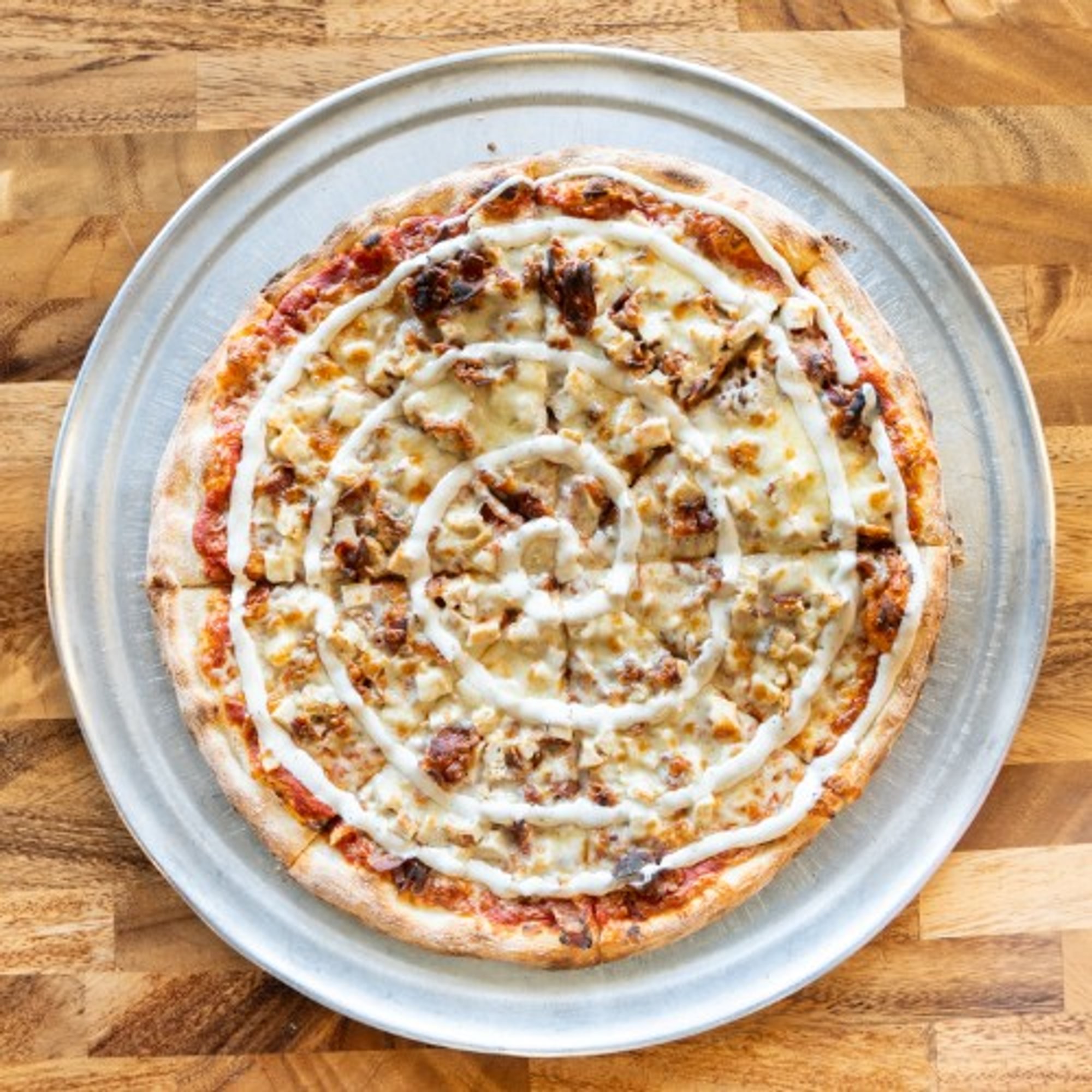 Chicken Bacon Ranch Pizza