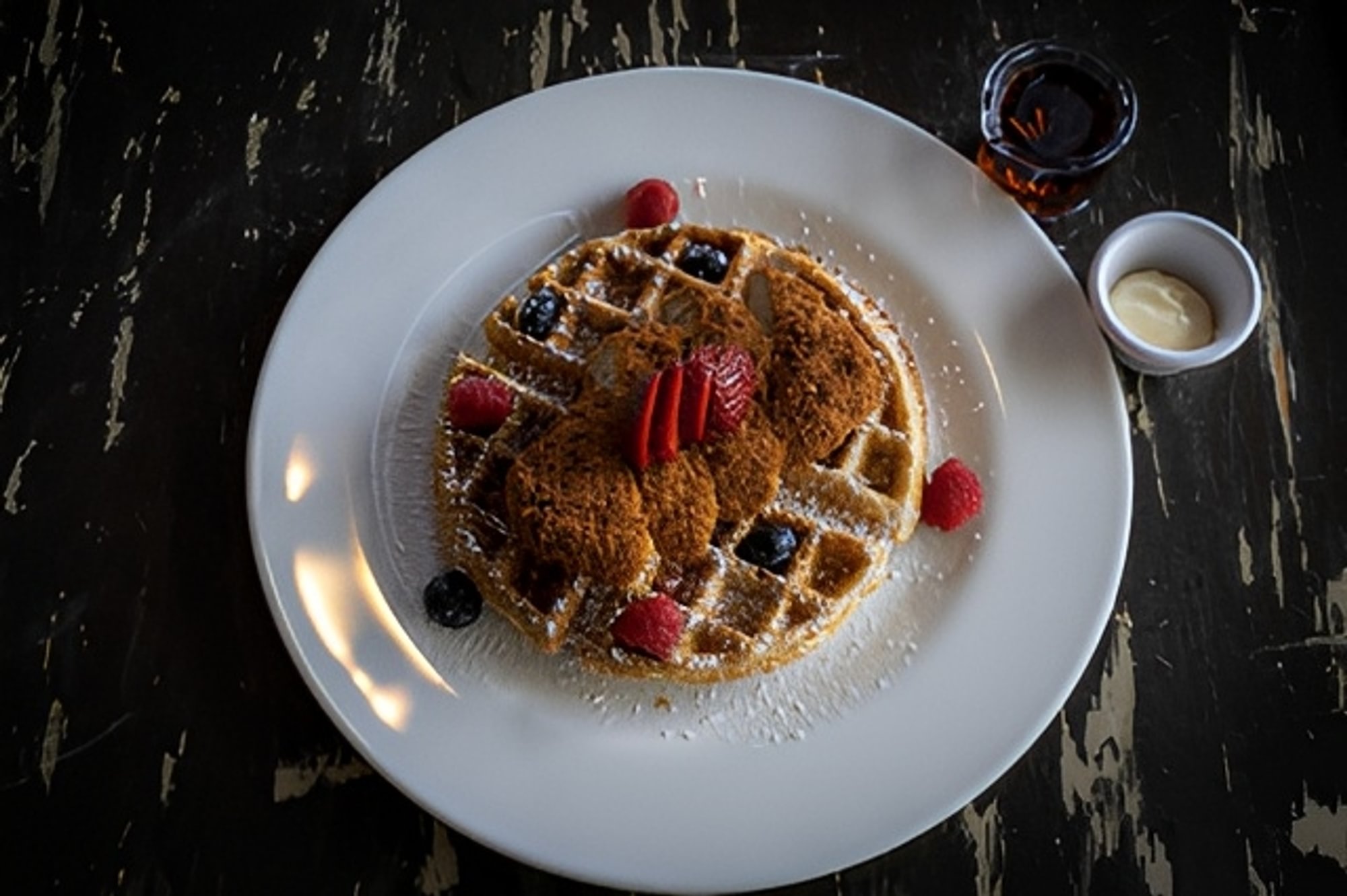 plant based Chiggen & Waffle