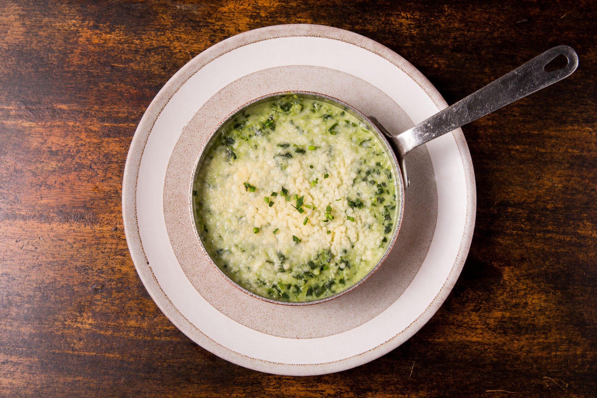 (aged.) Creamed Spinach