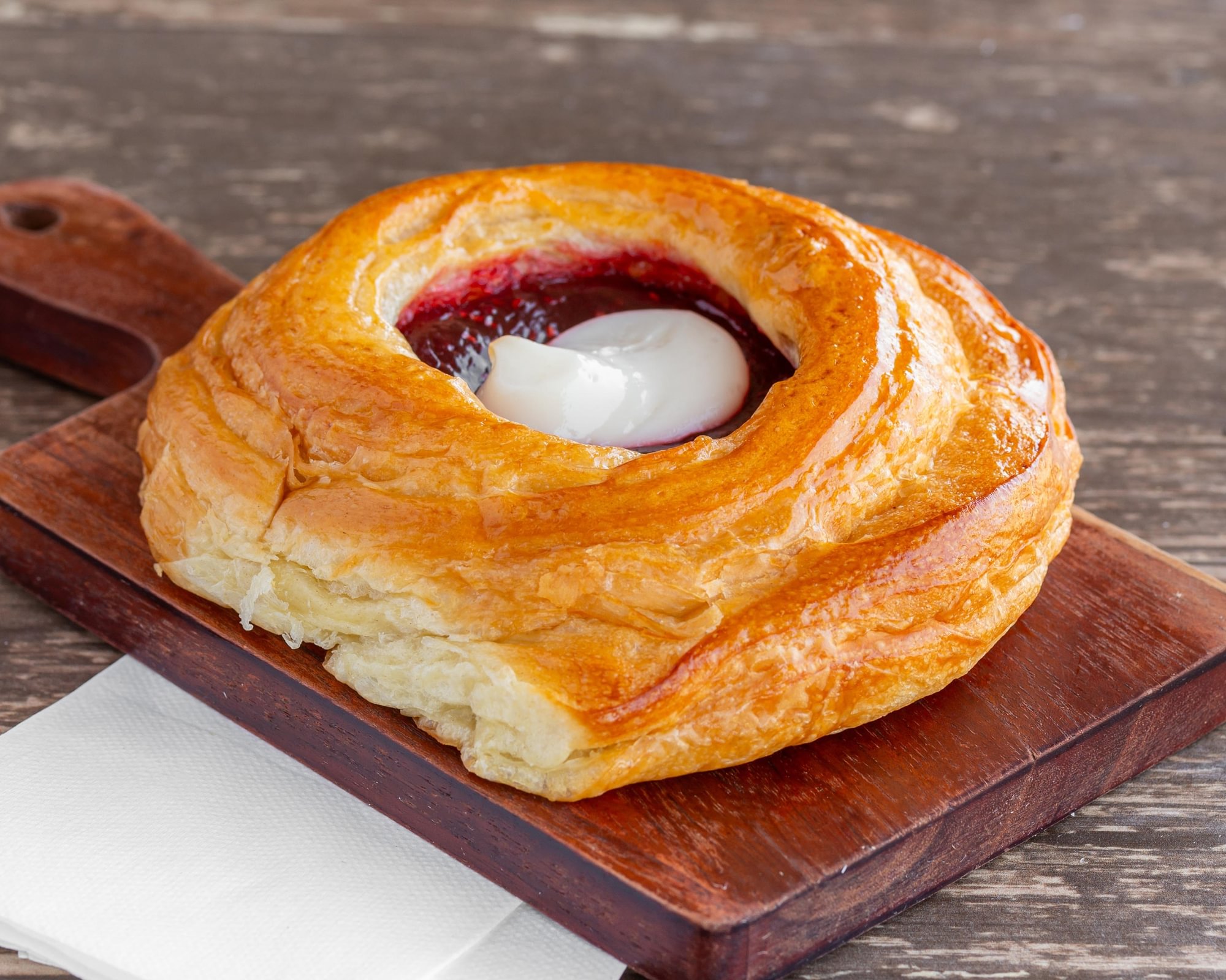 Raspberry & Cheese Danish