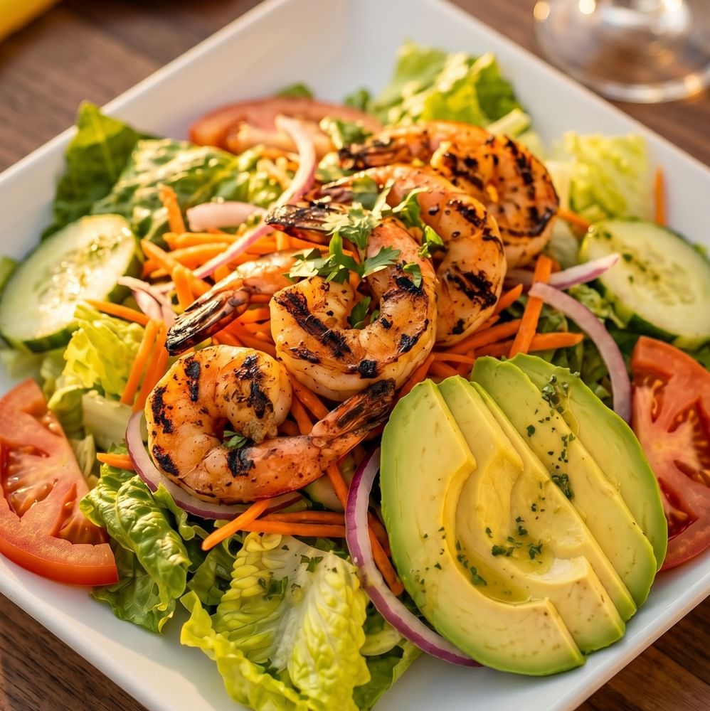 Grilled Shrimp Salad