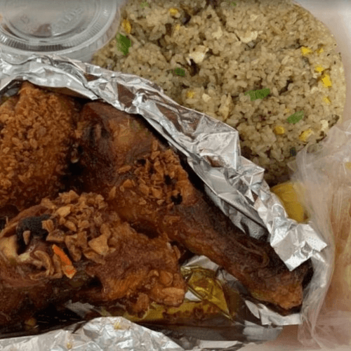 C8- Broken Rice with Grilled Lemongrass Chicken