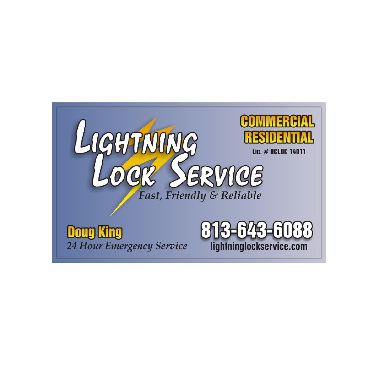 Lightning Lock Service Logo
