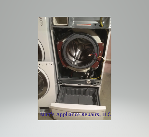 Washing machine repair in progress Washing machine repair in progress