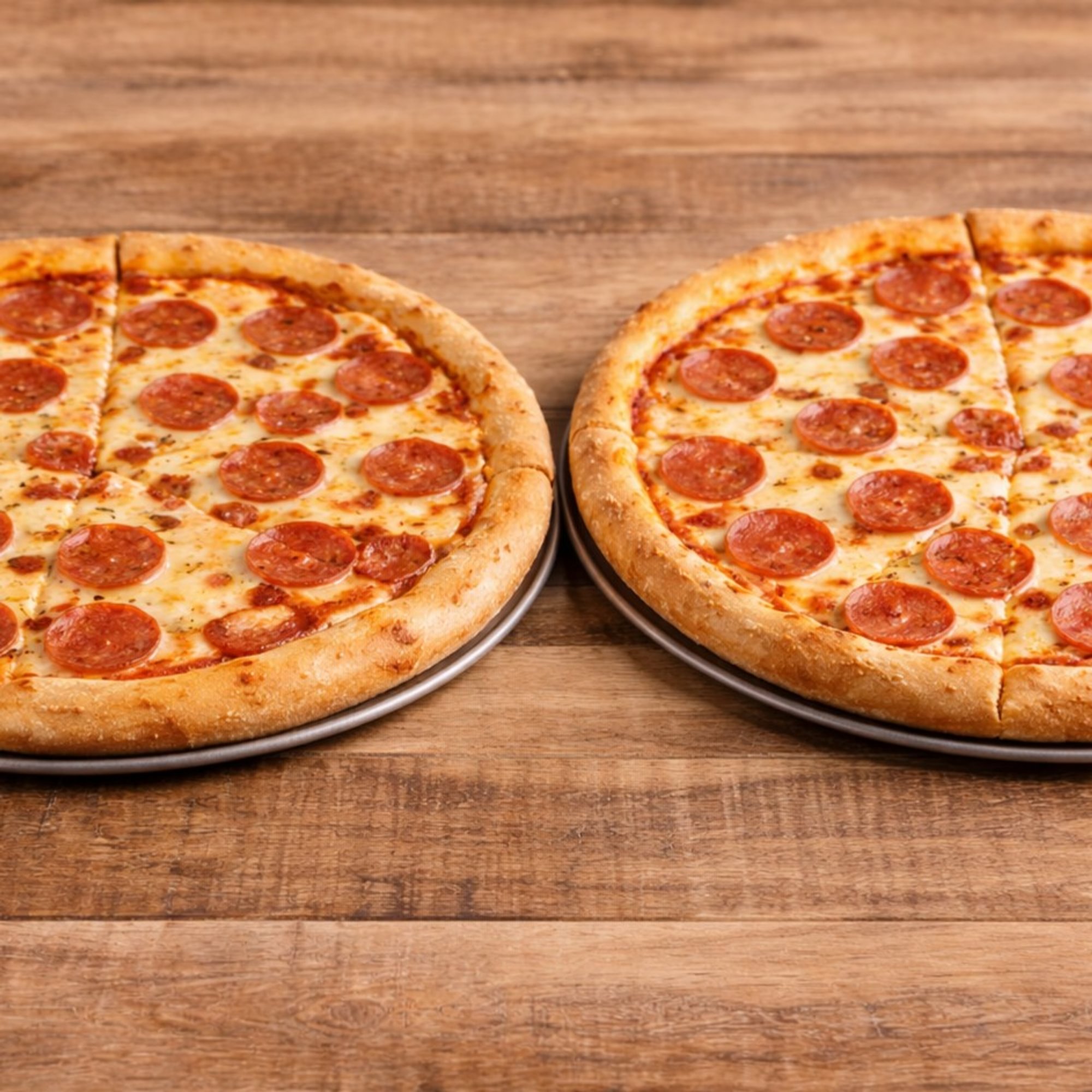 Spec. #1; Two 16” 1-Topping Pizzas