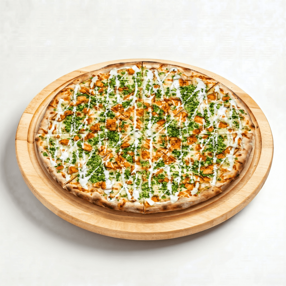 Chicken Broccoli Ranch Pizza (White)