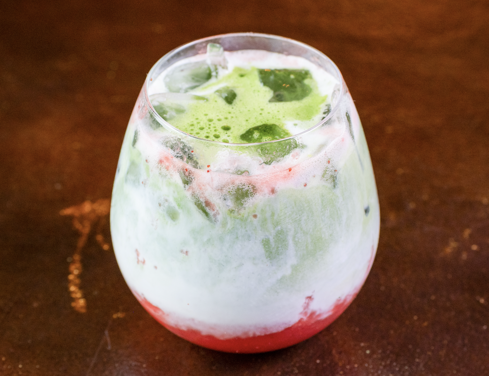 Strawberry Matcha Latte