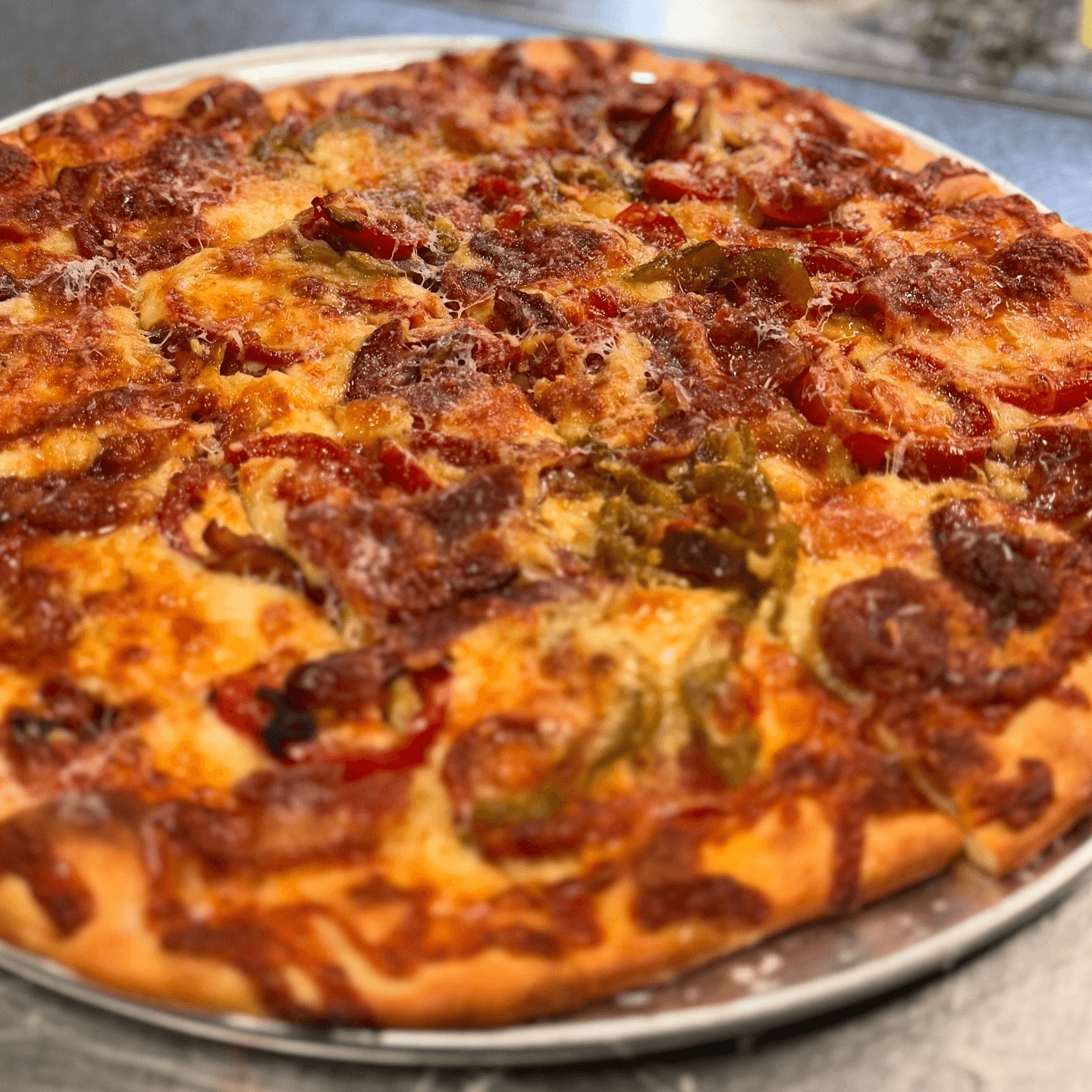 Cheesesteak Pizza