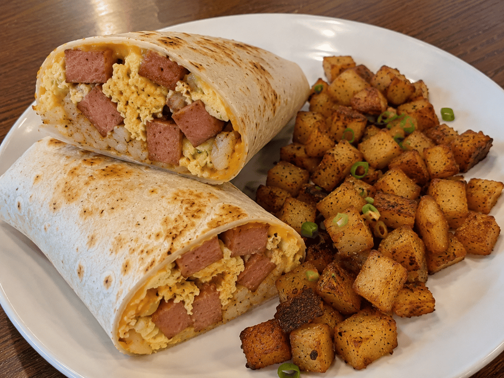 BB3: Spam Breakfast Burrito