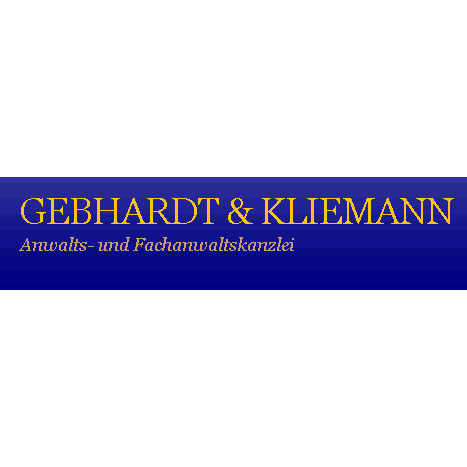 Logo von Rechtsanwälte Gebhardt & Kliemann