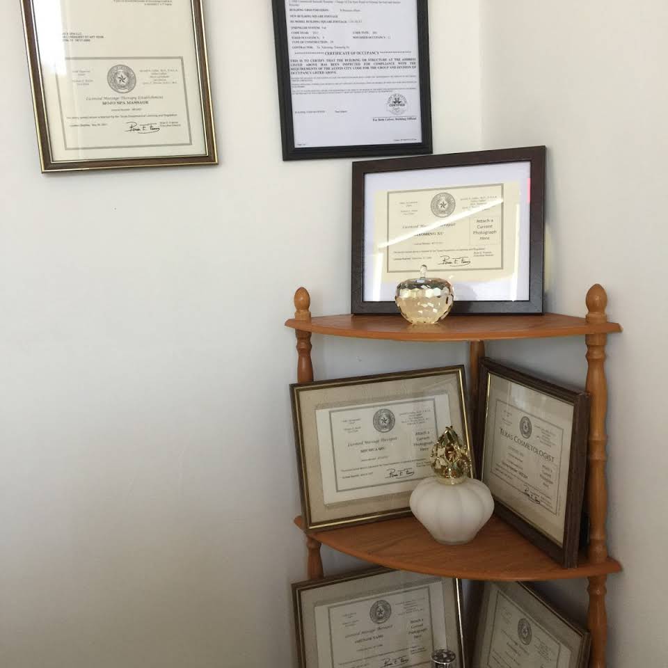 Massage certifications