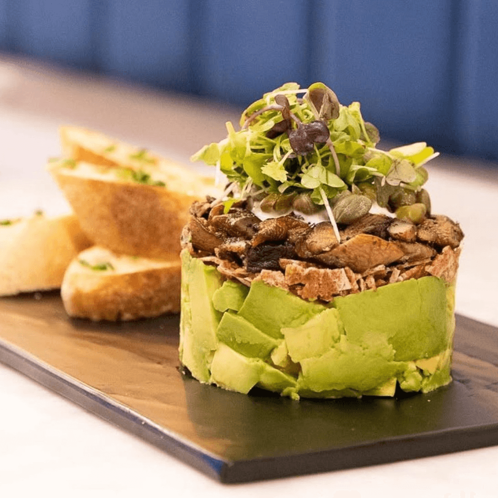 Mushroom and Avocado Tartare