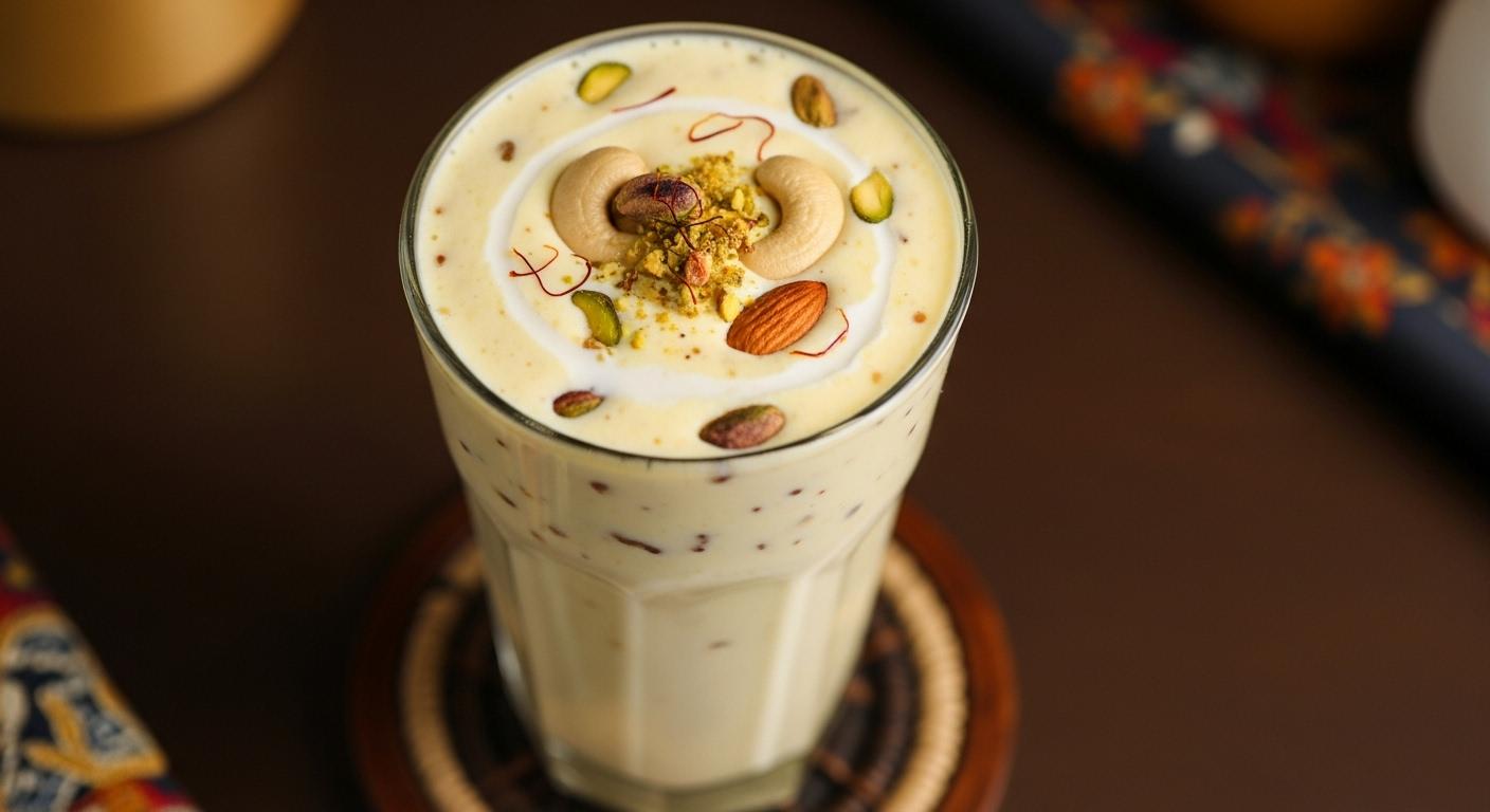 Dry fruit lassi