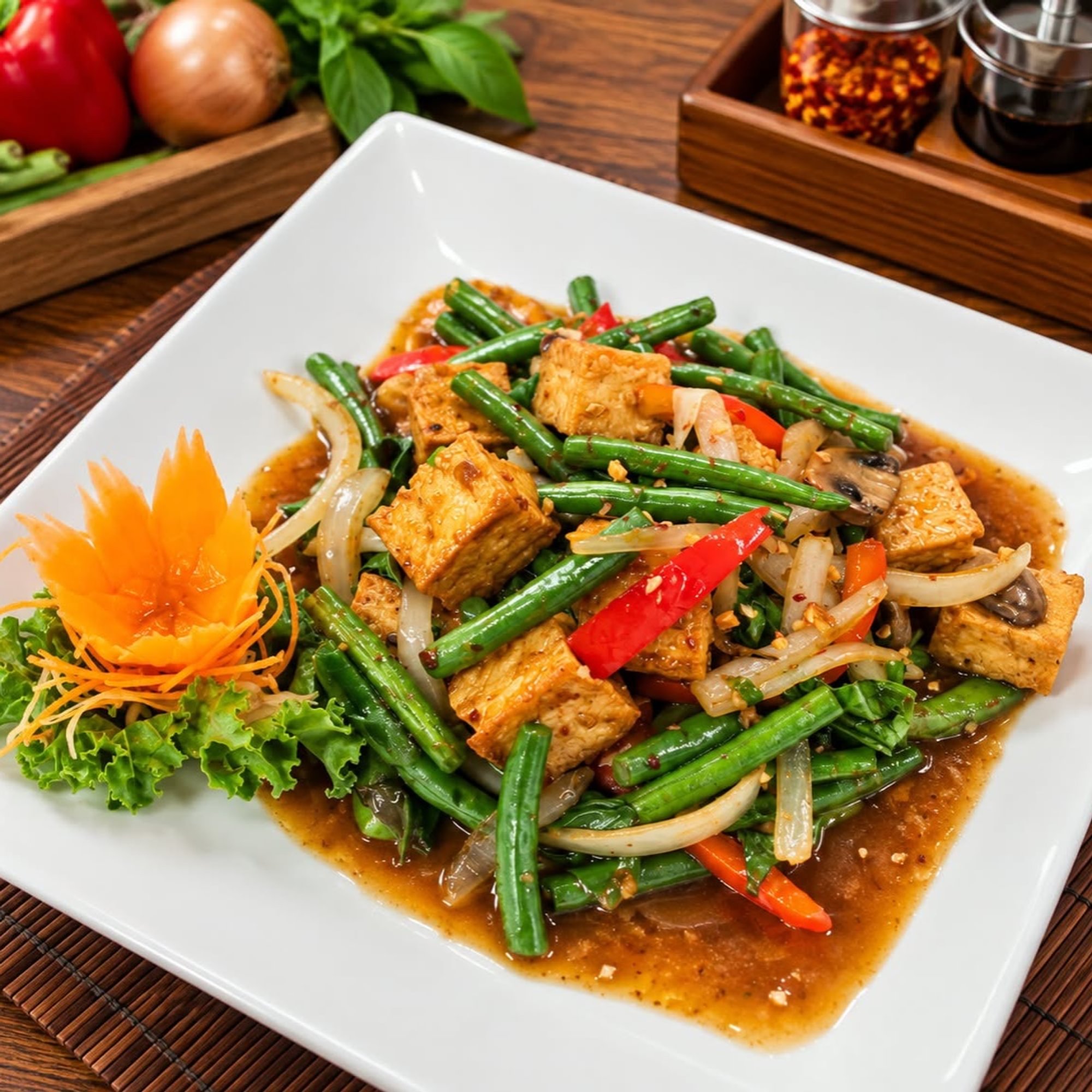 V6. (D) Spicy Tofu