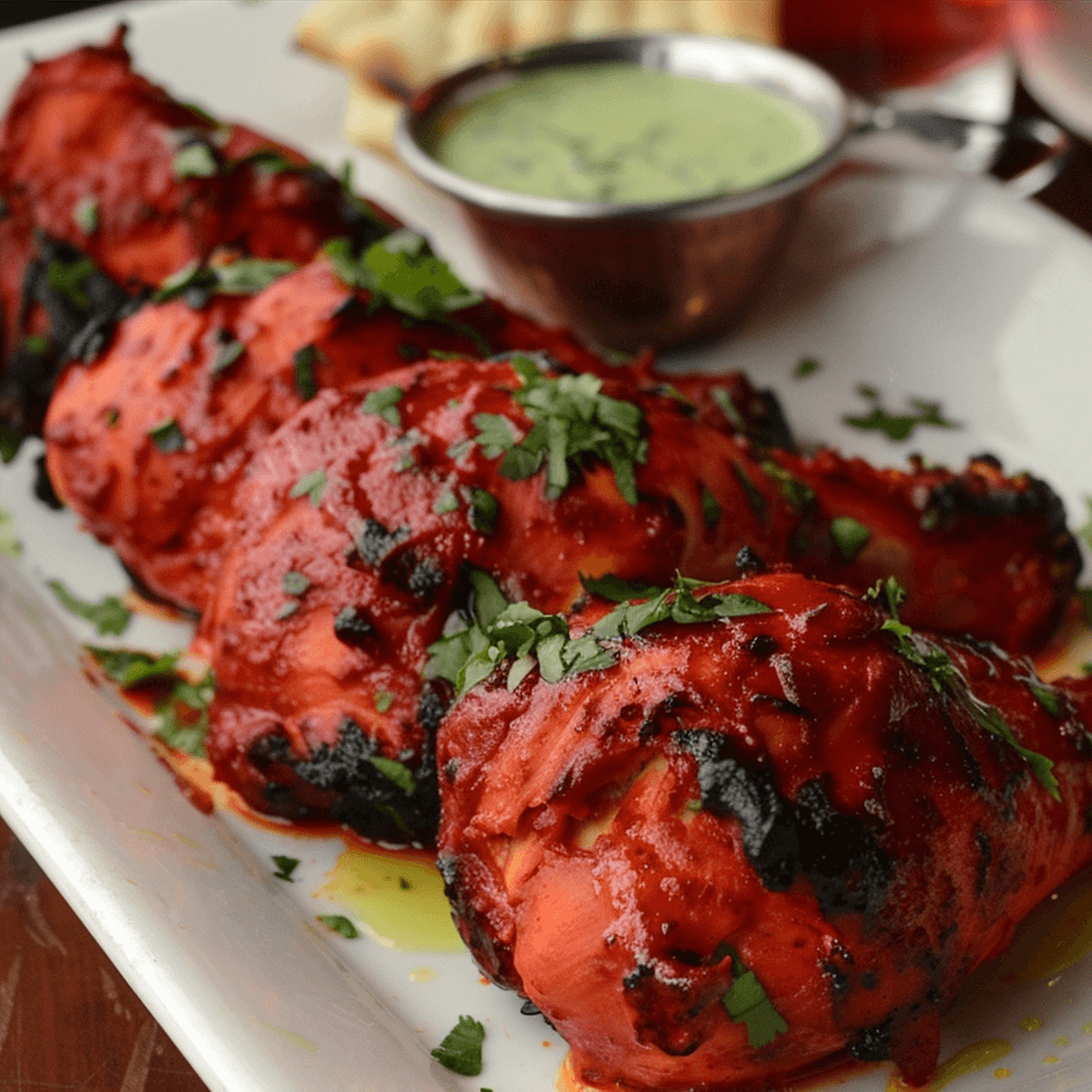 Grilled tandoor chicken wings (6 pieces)