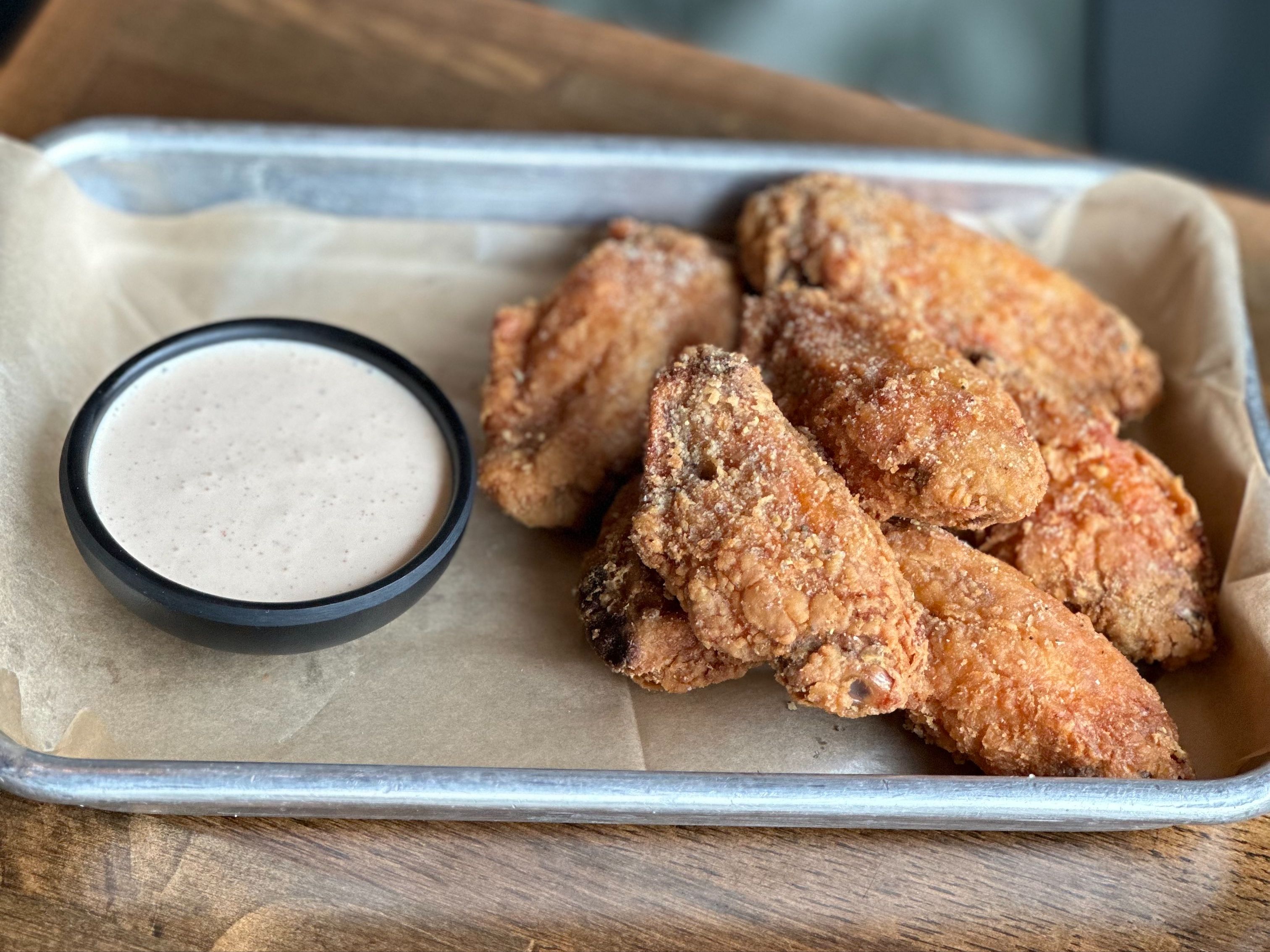 Truffle Parmesan Crispy Chicken Wings