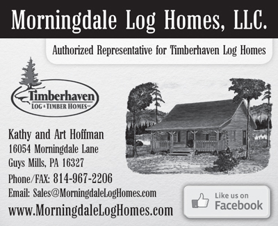 Morningdale Log Homes, LLC. Logo