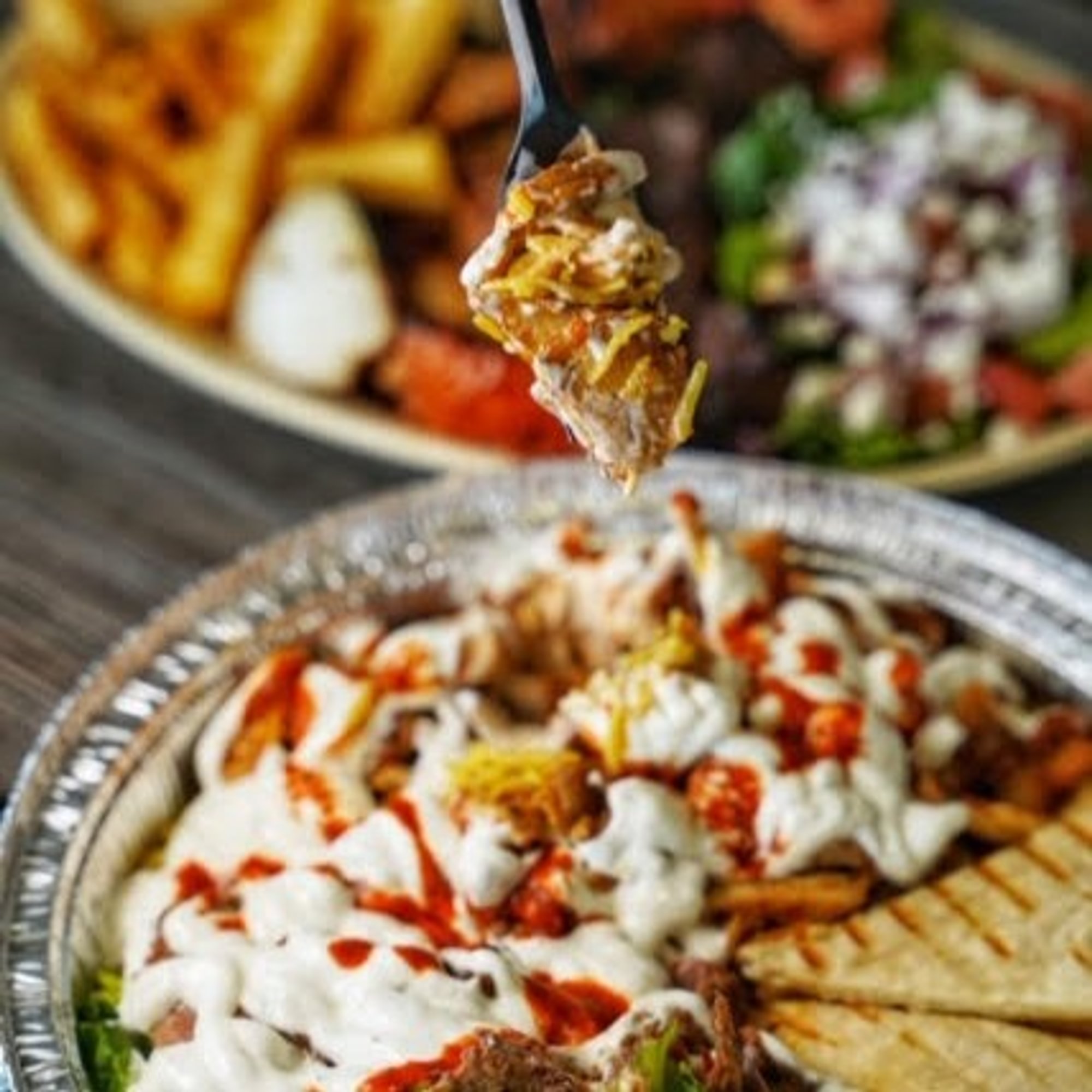 Chicken Kabab over Rice