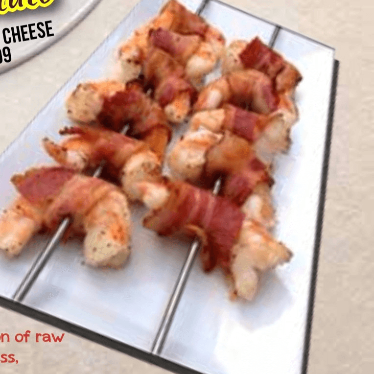 Brochetas de Camarón