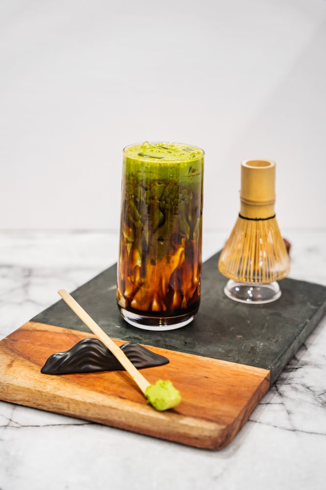Brown Sugar Matcha Latte