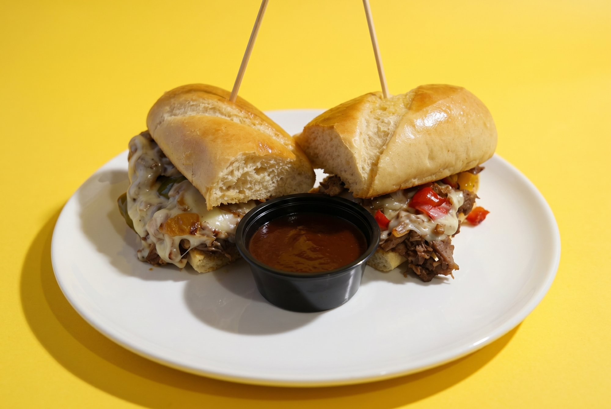 Philly Cheesesteak Grinder