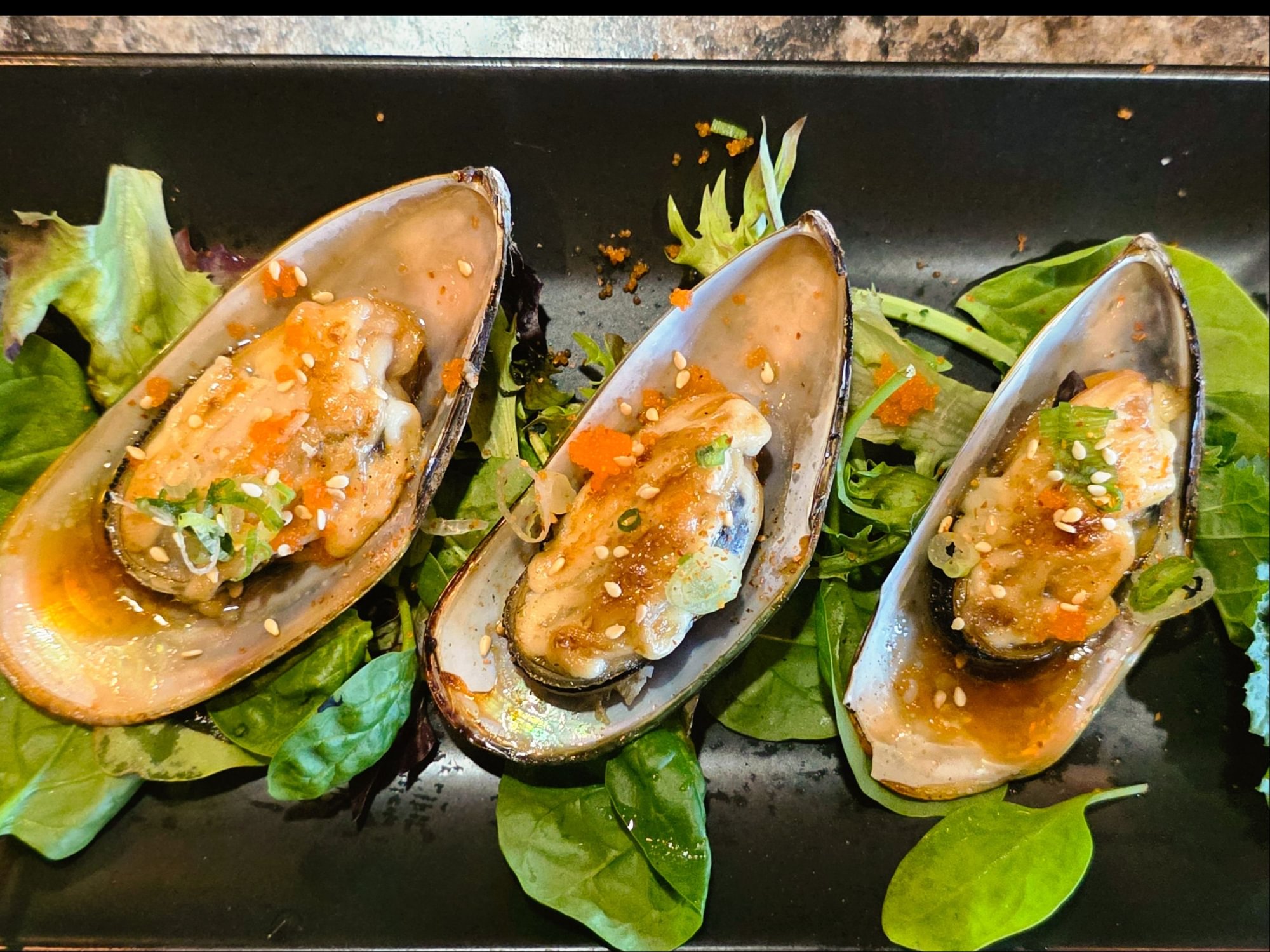 Baked Mussels