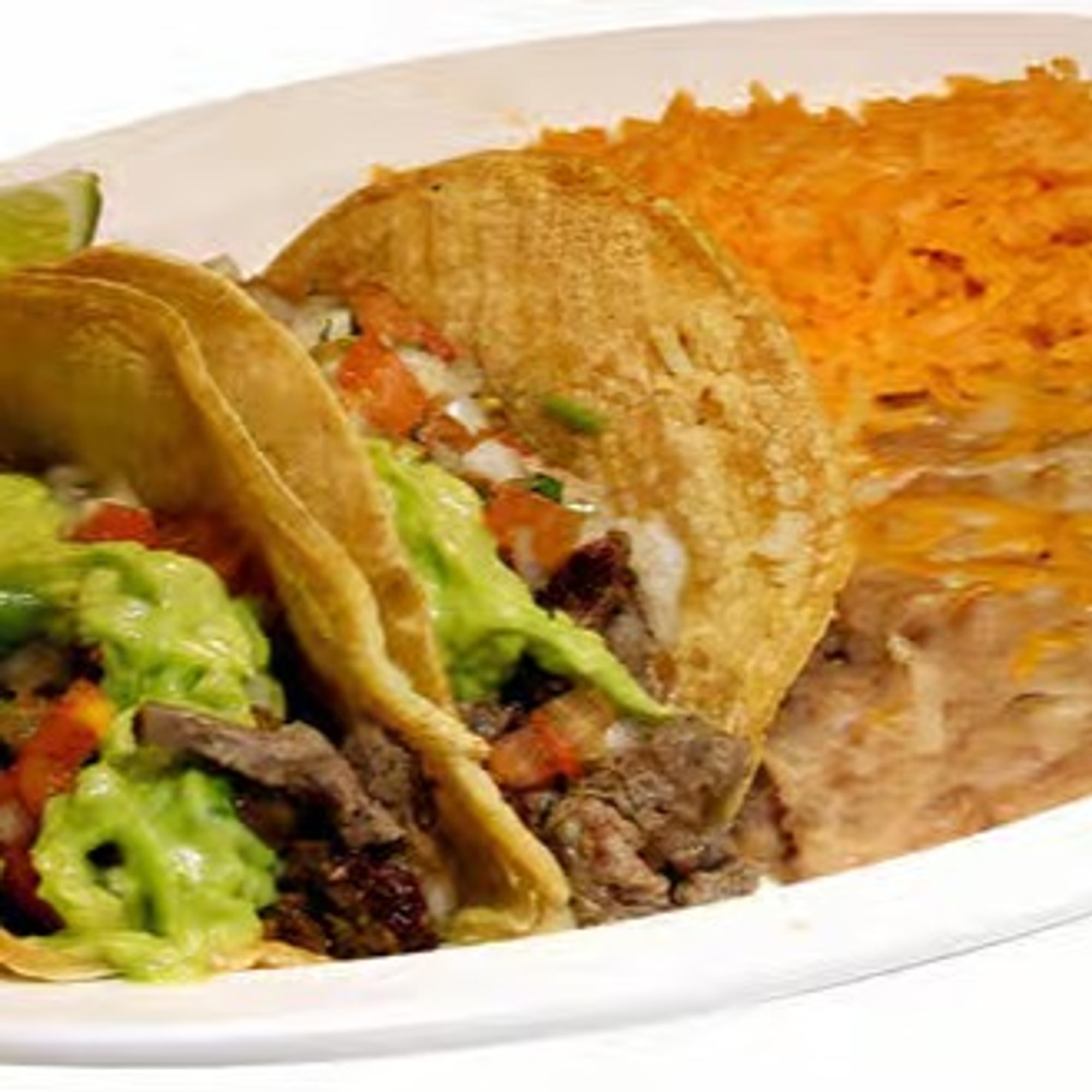 Two Carne Asada Tacos Combo