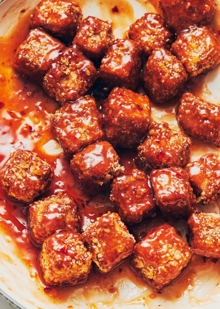 Sweet Asian Chili Tofu Bites