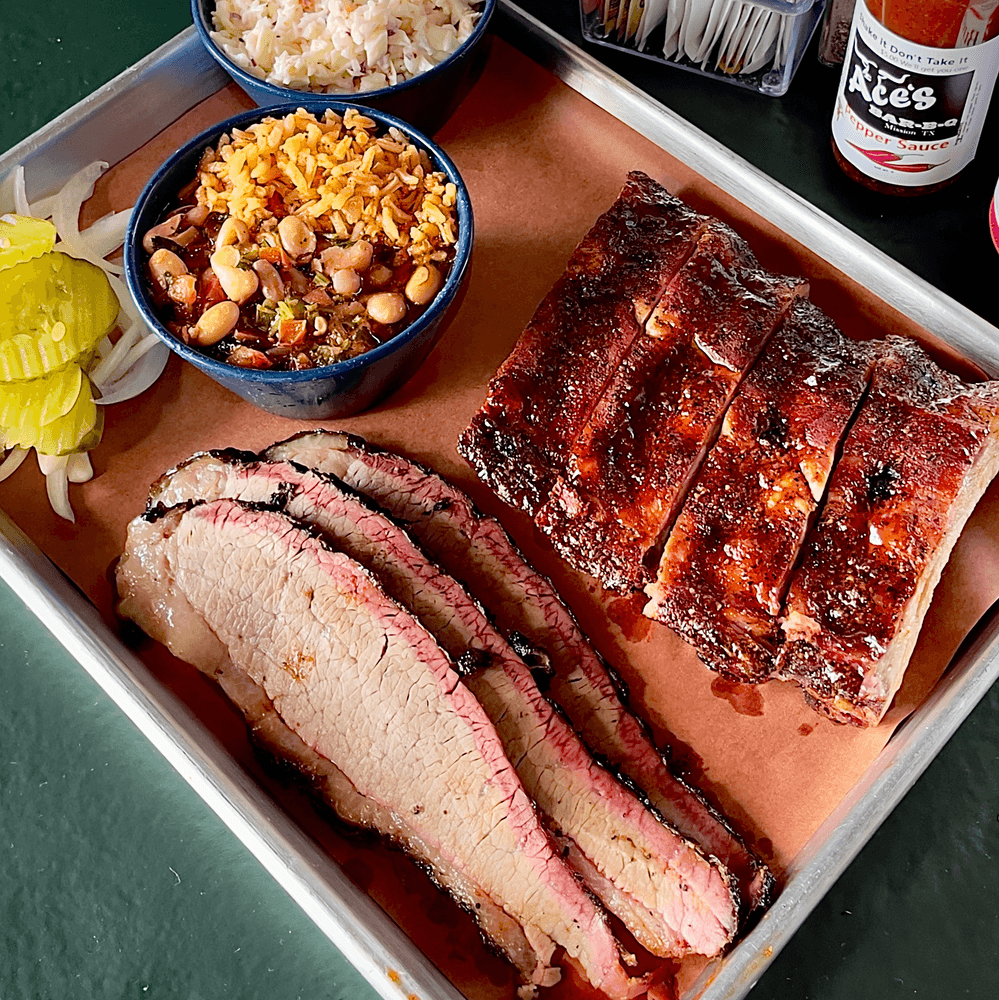 BBQ Rib & Brisket Plate