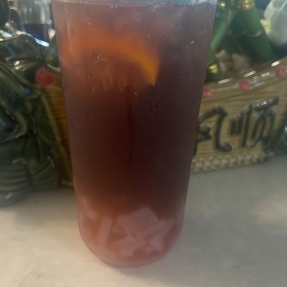 Grape Tea with Lychee Jelly