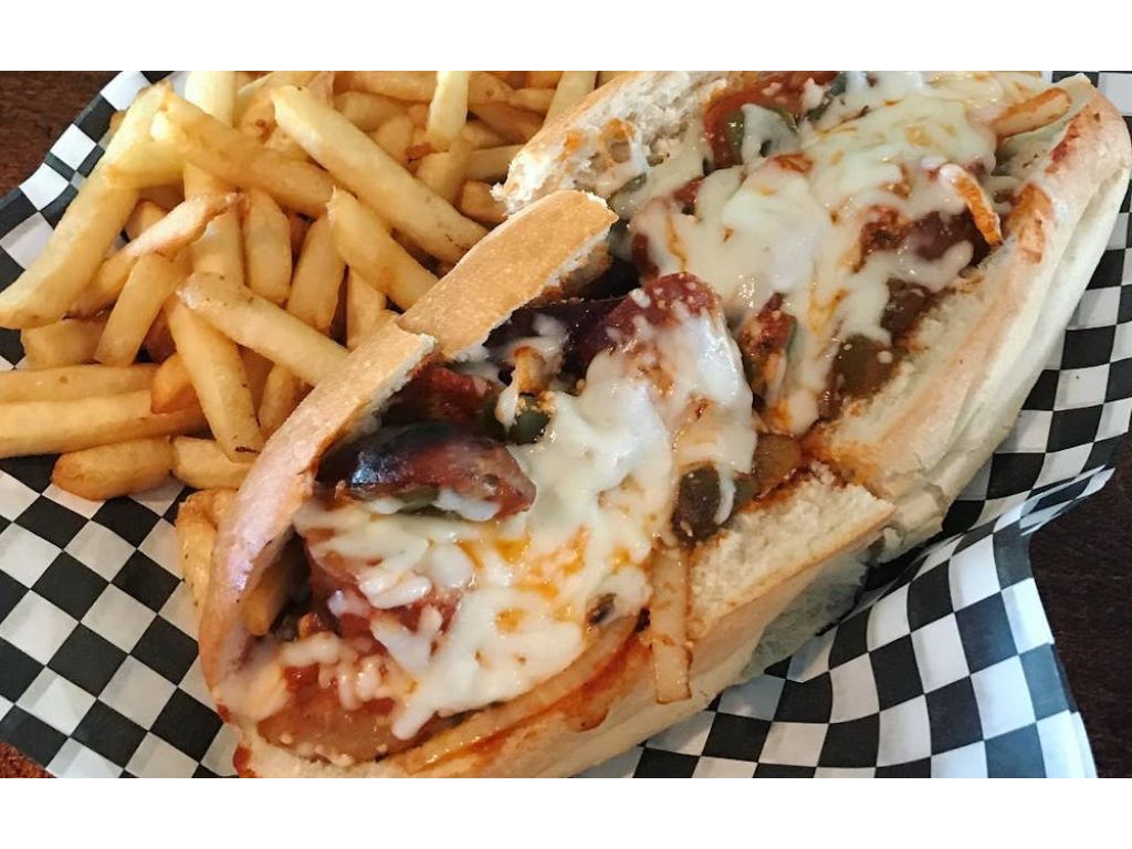 Sausage Parmesan Sandwich